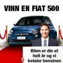 Vinn en Fiat 500 i et helt år