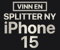 Vinn en splitter ny iPhone 15