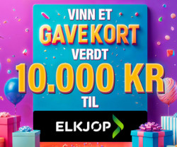 Vinn Elkjøp gavekort på KR 10.000